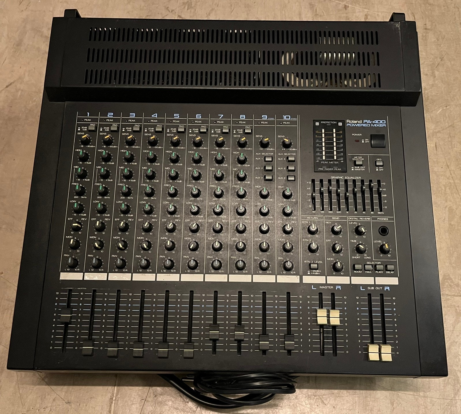 Roland アナログ パワードミキサー　PA-400 Roland アナログ 最新 パワードミキサー PA-400 Roland PA-400