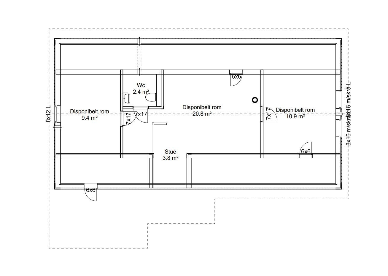 Tegning 2 etasje Galleribilde