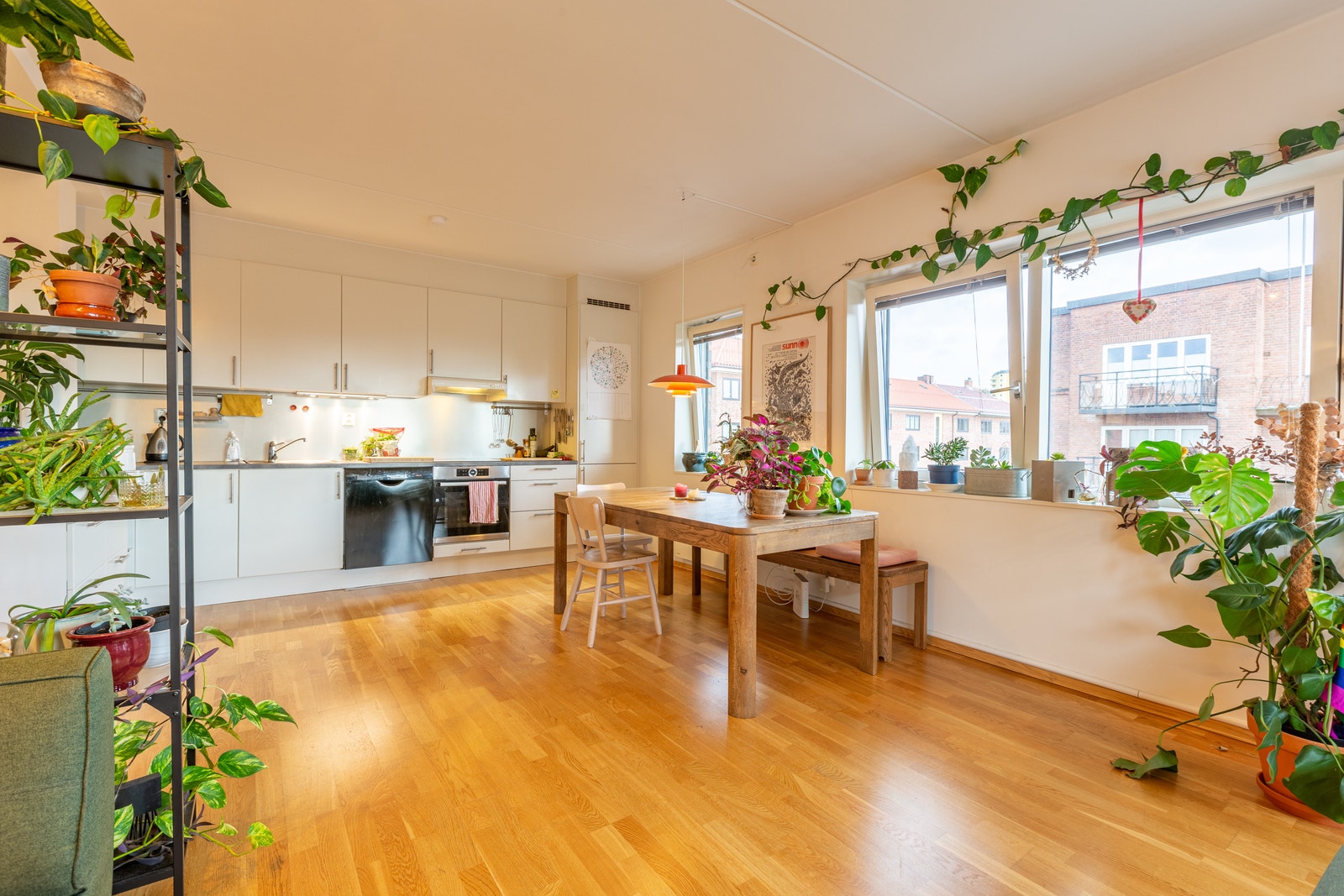 Stor og lys stue Galleribilde