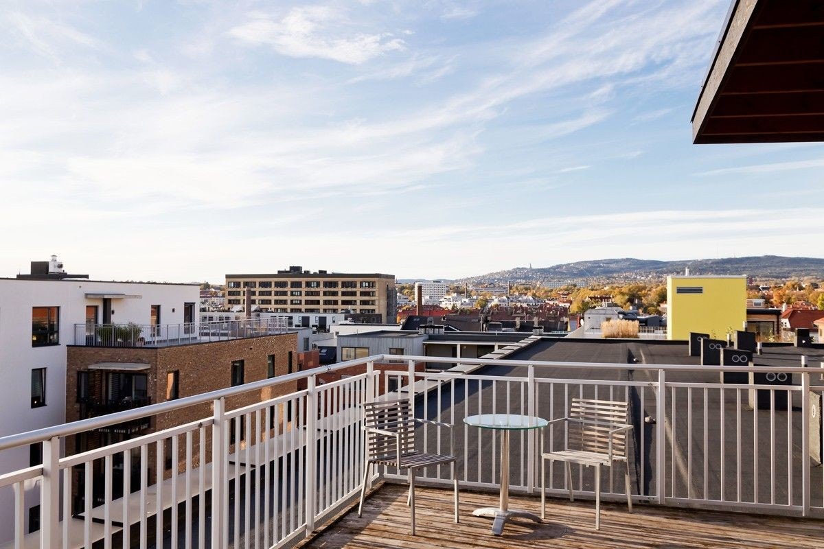 Takterrasse 360 utsikt Galleribilde