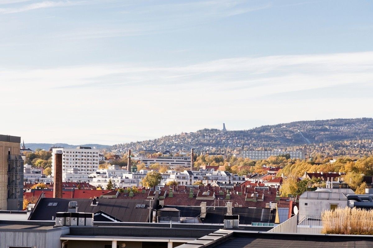 Takterrasse 360 utsikt Galleribilde