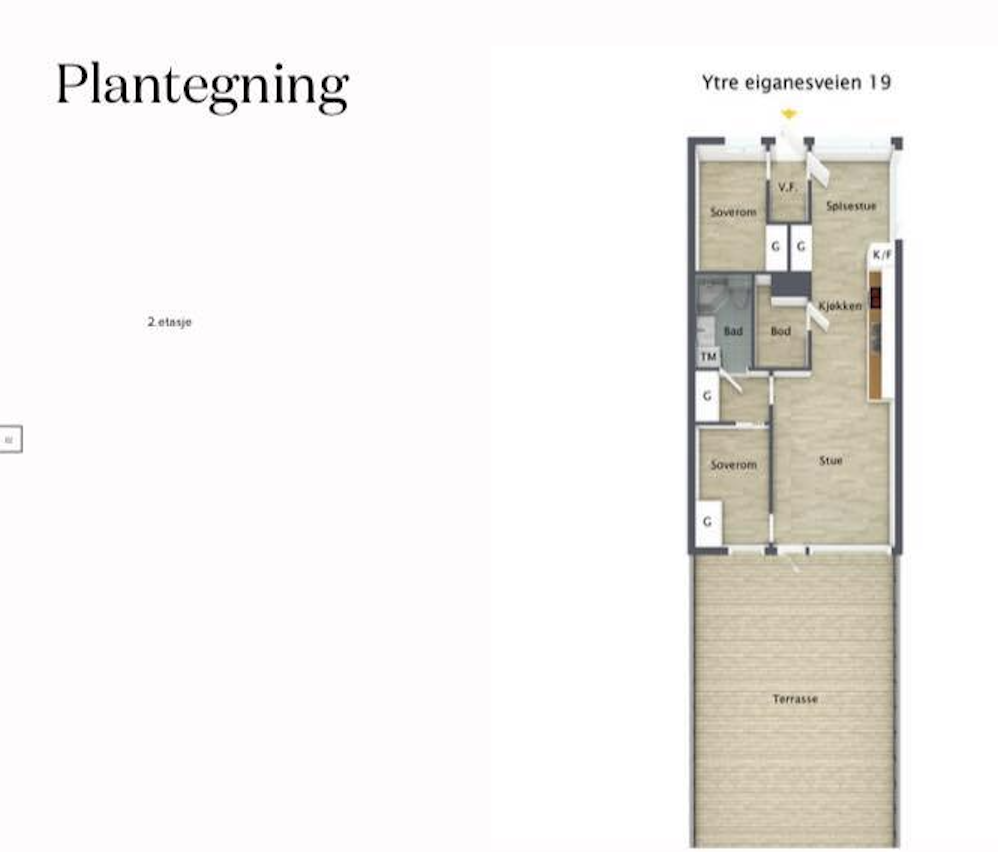 Plantegning. Galleribilde
