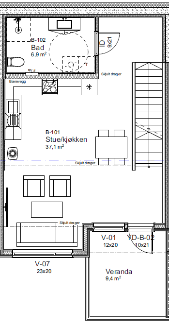 1. etg. Galleribilde