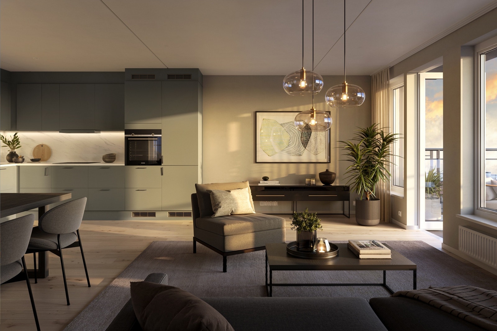 ...hvis ikke kan du alltids velge et grønt kjøkken isteden om du heller foretrekker det. Galleribilde