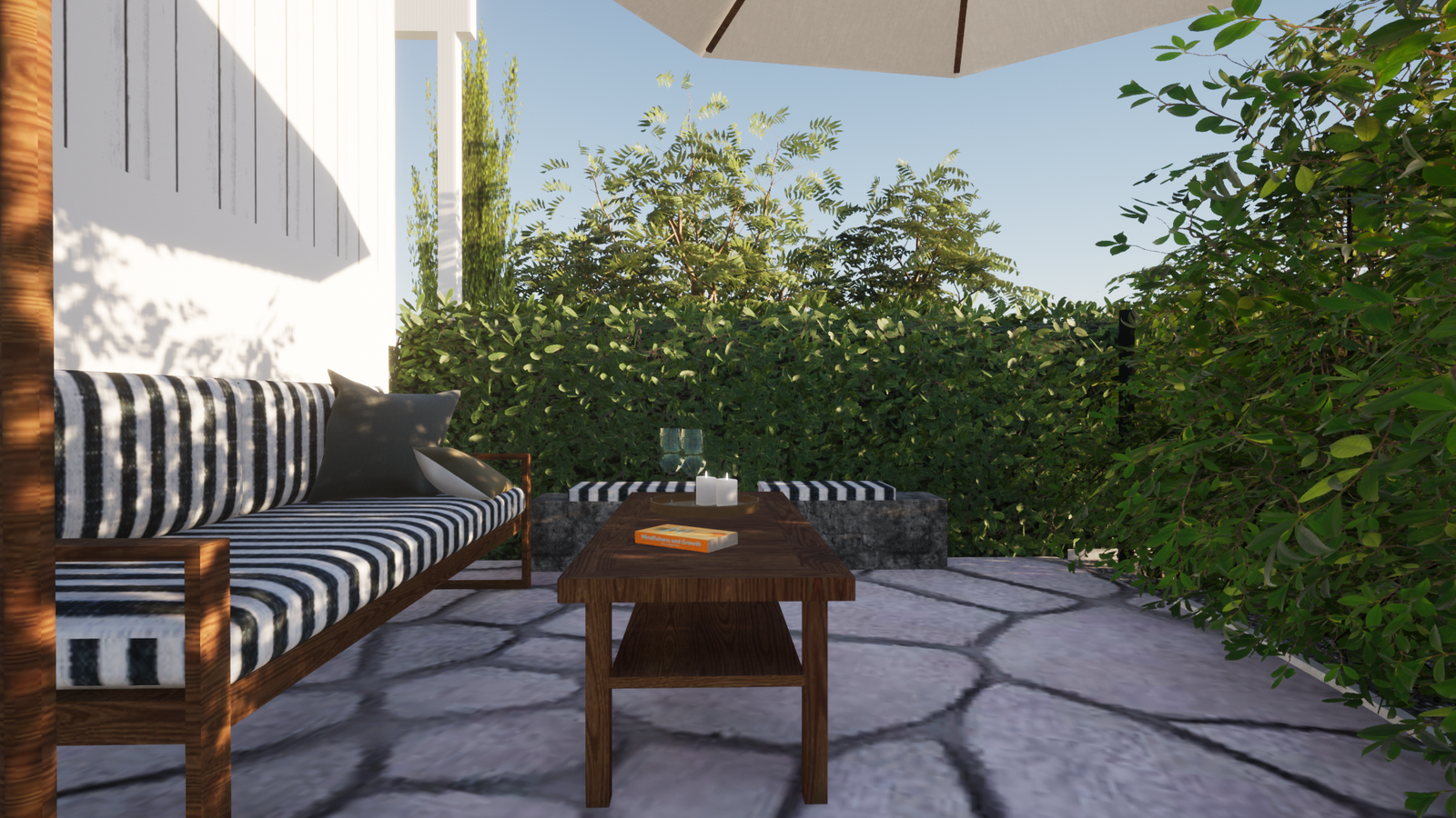 Egen hageplass tilhører leiligheten Galleribilde