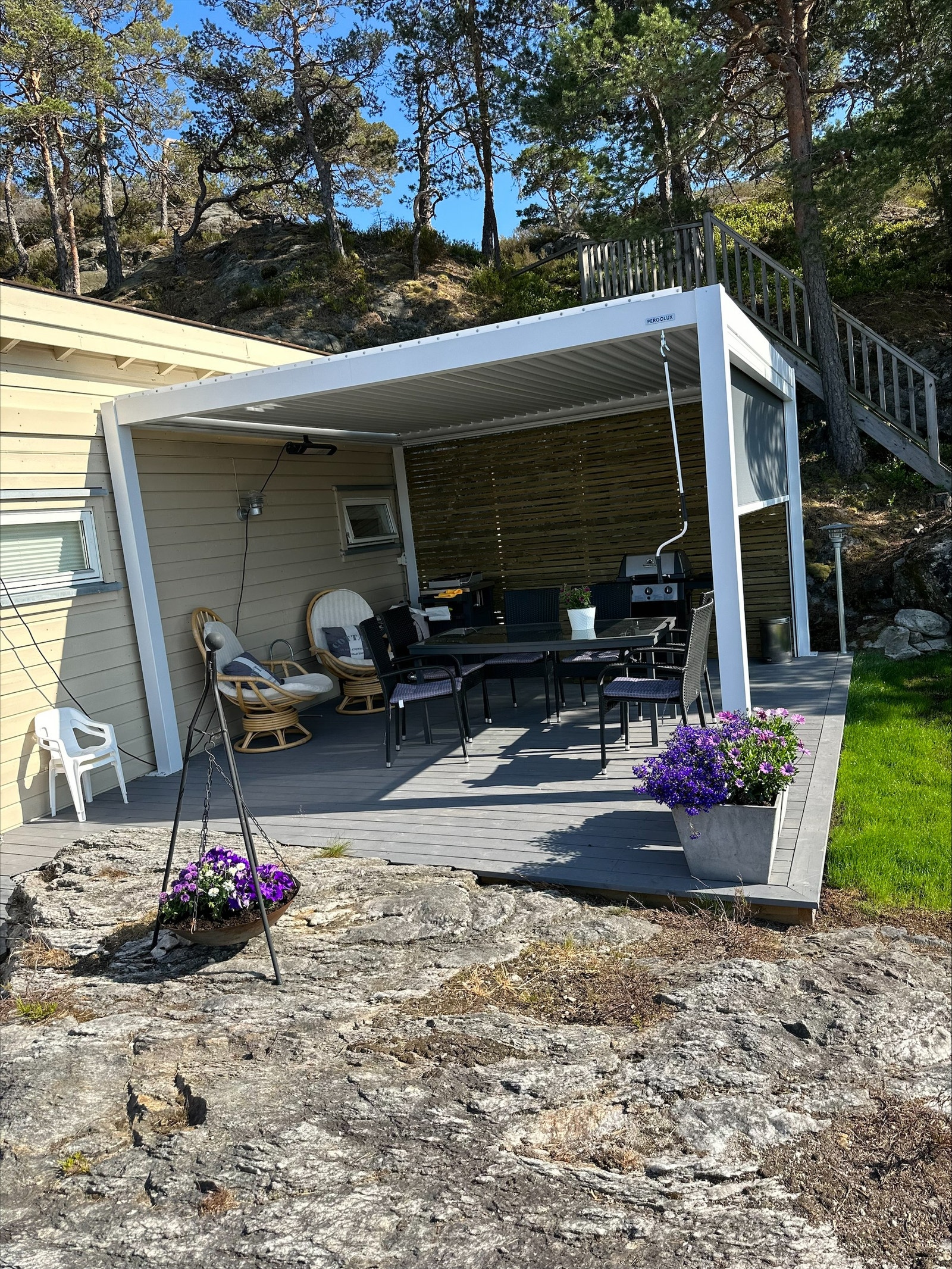 Her kan man kose seg med å spise alle måltider ute Galleribilde