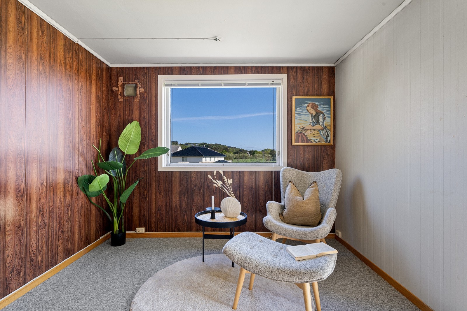 Man har fantastisk utsikt fra de fleste rommene i huset. Galleribilde