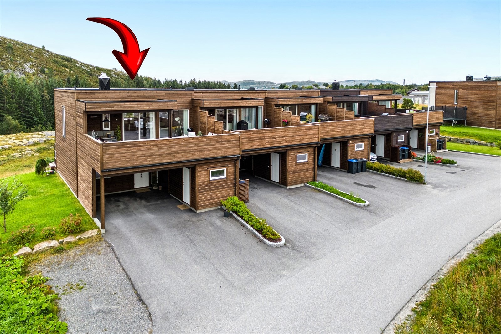 Ett lekkert enderekkehus fra 2016 Galleribilde