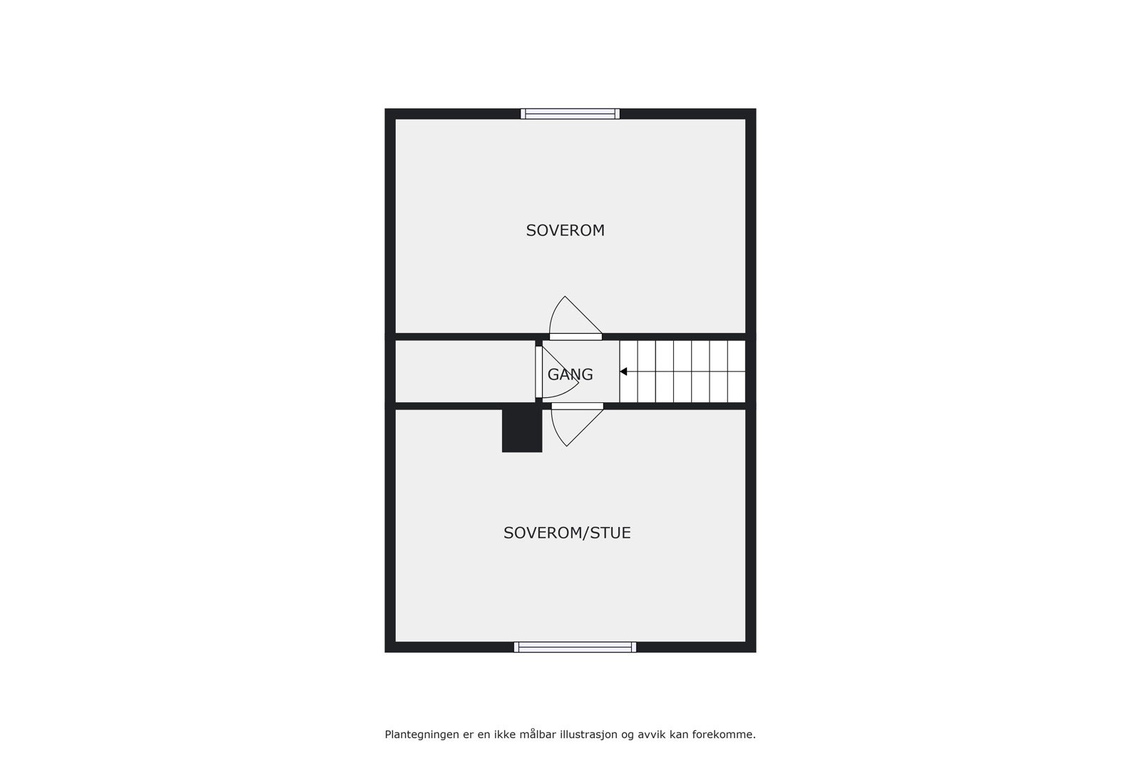 Plantegning 2. Etasje kårbolig Galleribilde