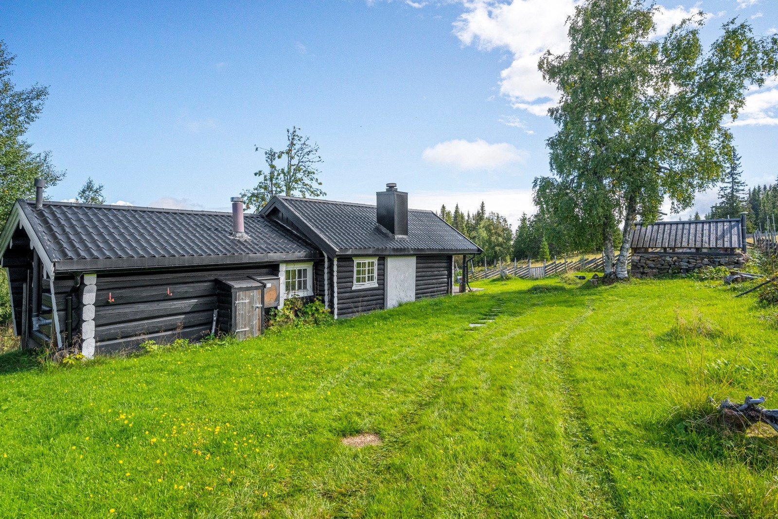 Parkering på tomta Galleribilde