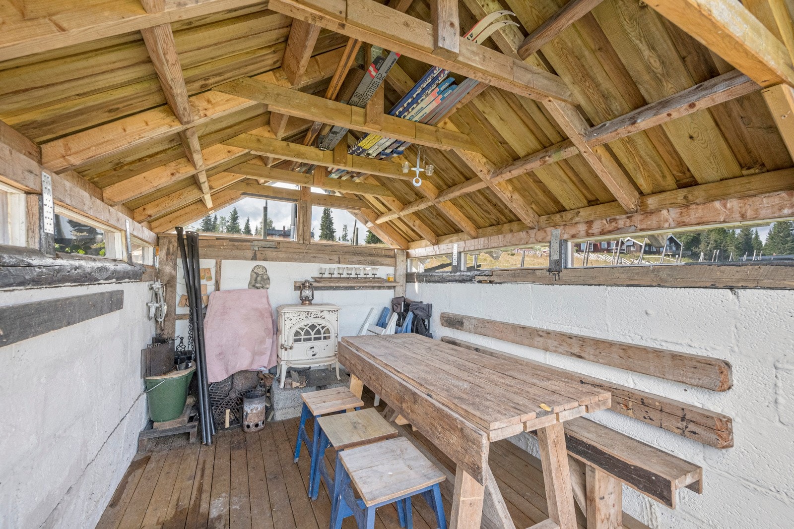 Koselig plass i utestua Galleribilde