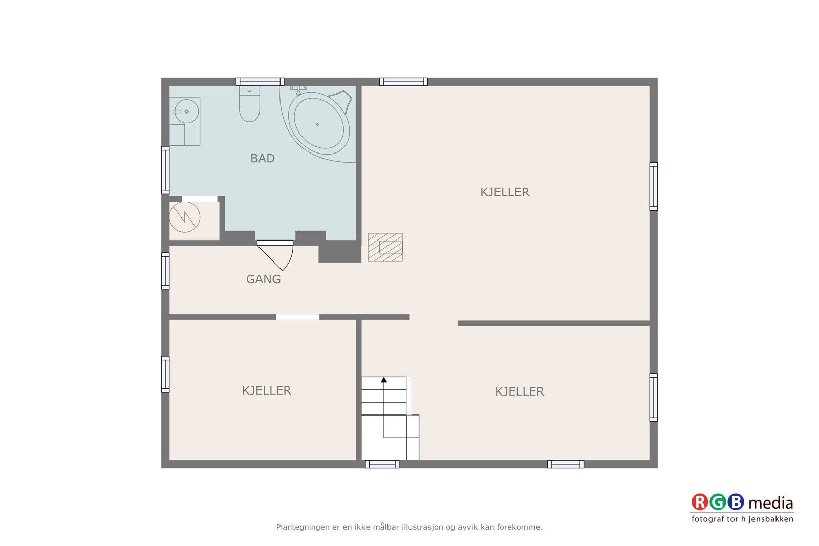 Plantegning Galleribilde