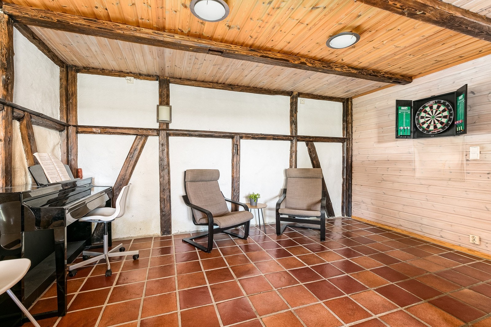 Peisstuen er i tidligere år er utvidet til å inkludere areal i opprinnelig bod. Godkjent bruksendring foreligger imidlertid ikke Galleribilde