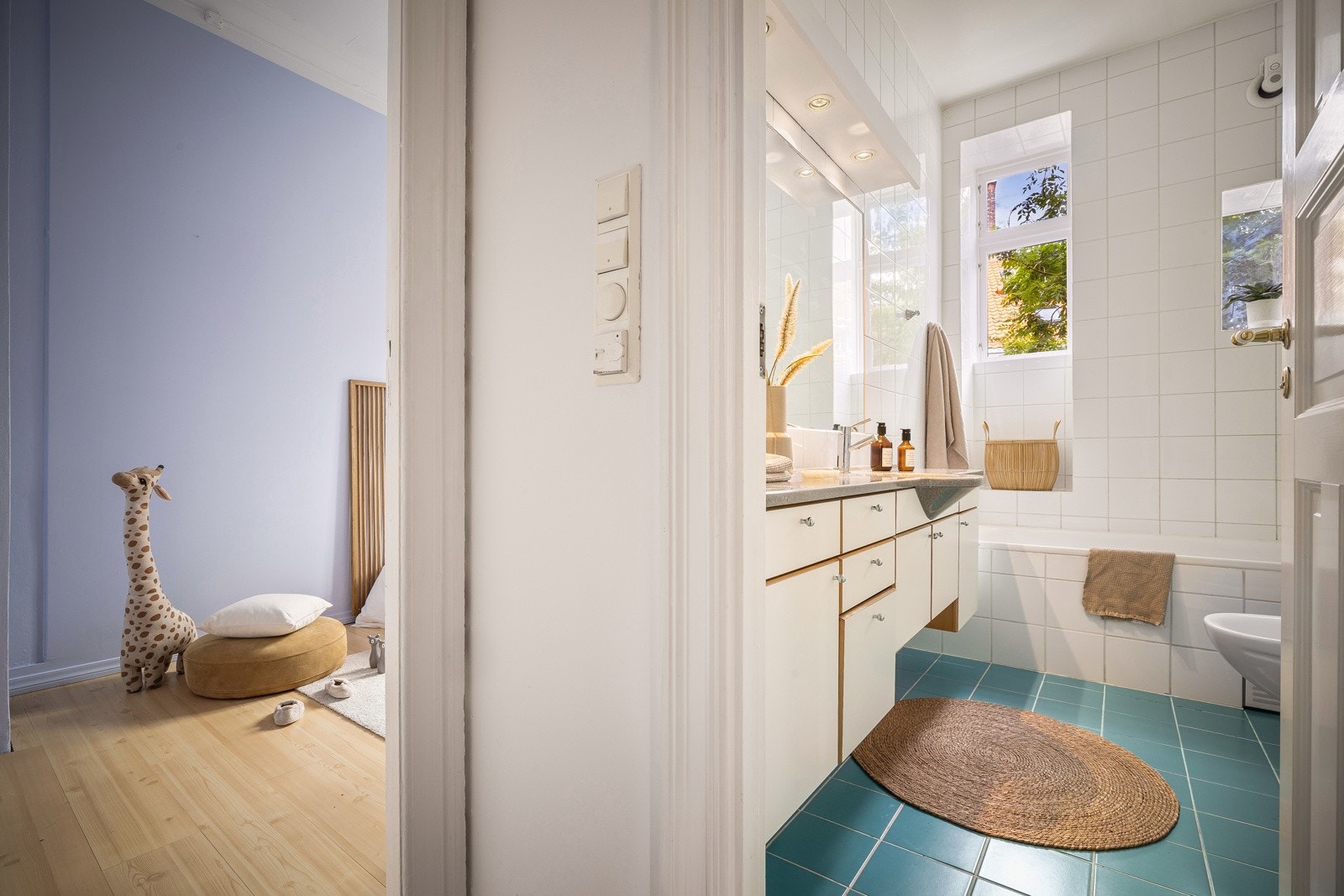 Badet finner vi ved siden av soverommet. Galleribilde