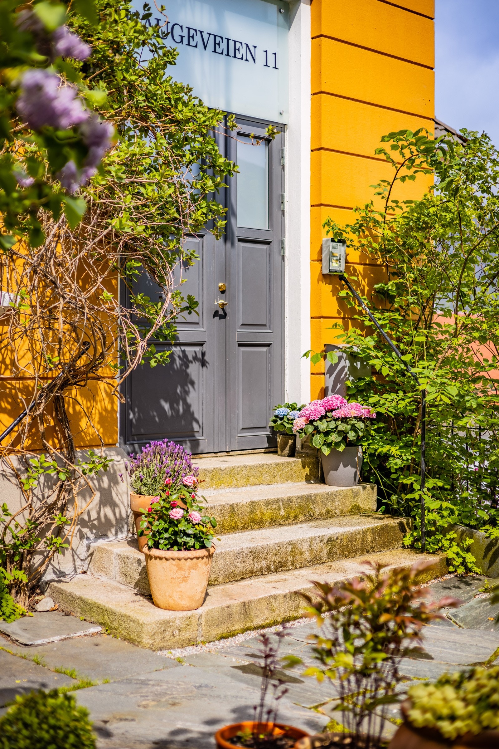 Et hyggelig inngangsparti. Galleribilde