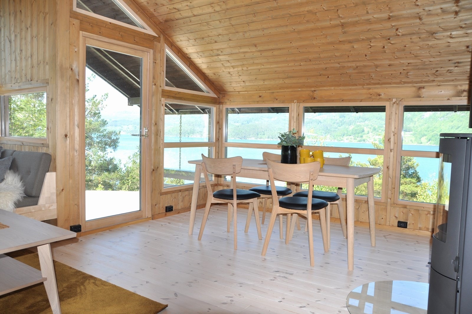 Spisestue med utsikt Galleribilde