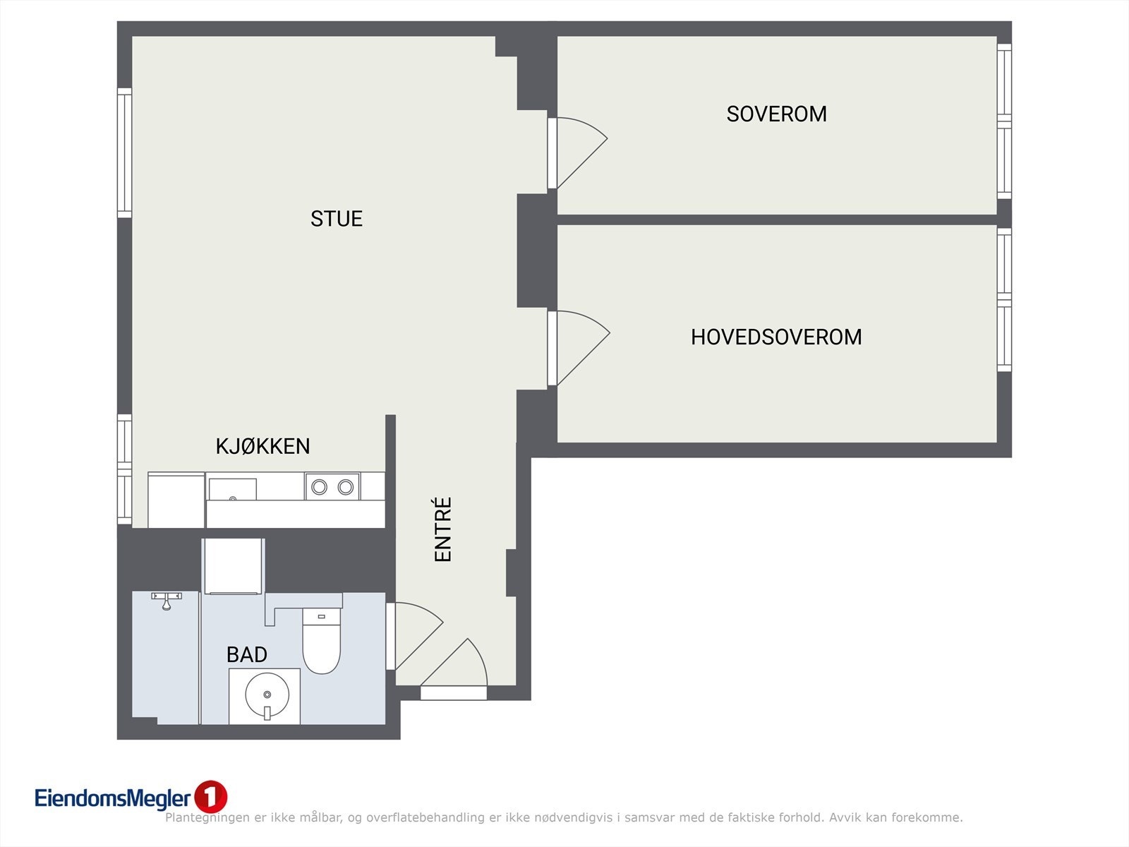 Plantegning. Galleribilde