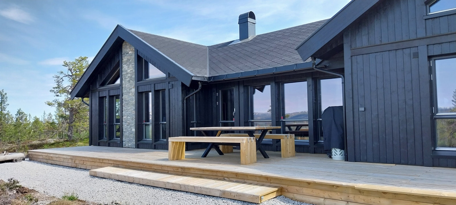 Modell Hå 4 - fasader Galleribilde