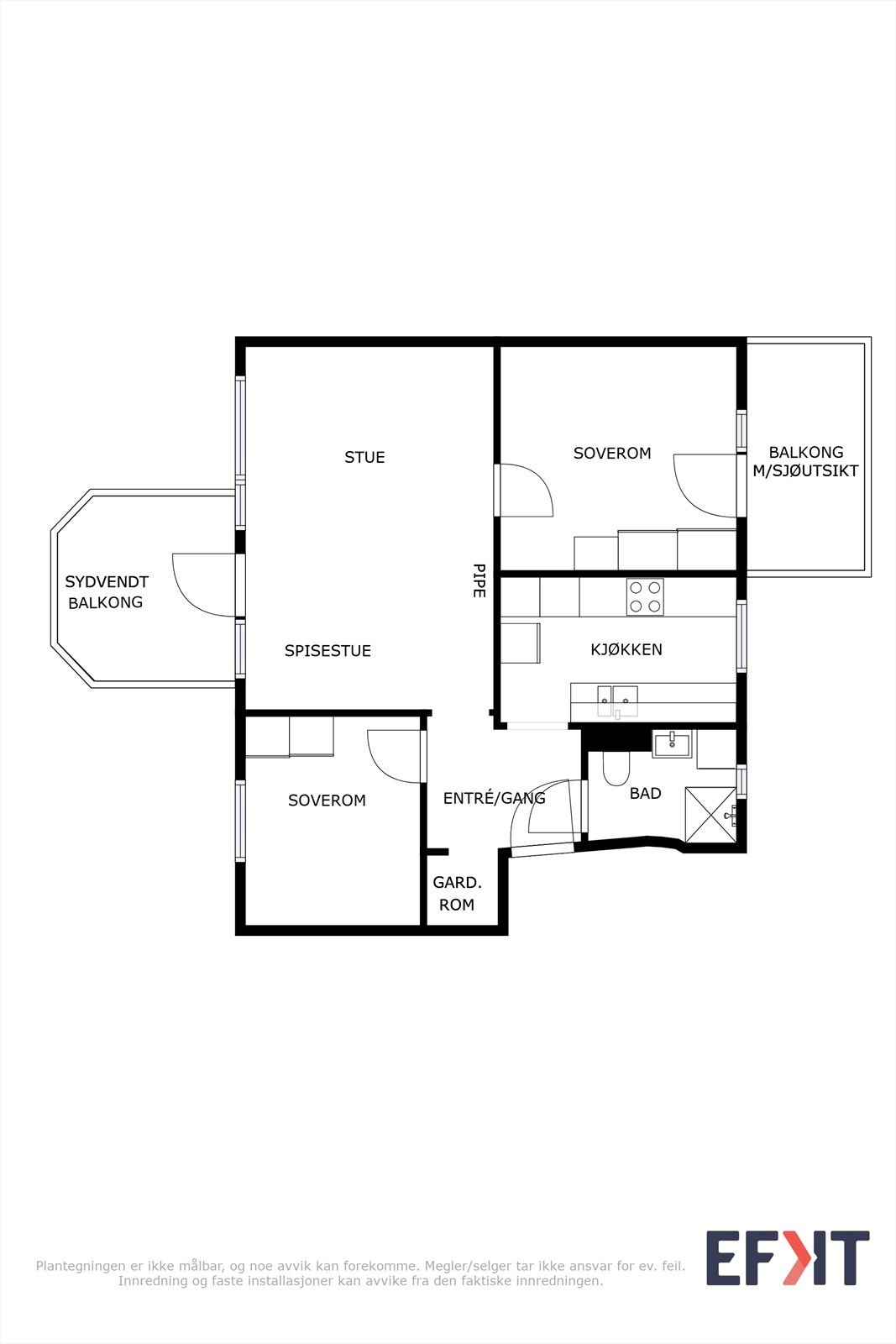 Plantegning Galleribilde