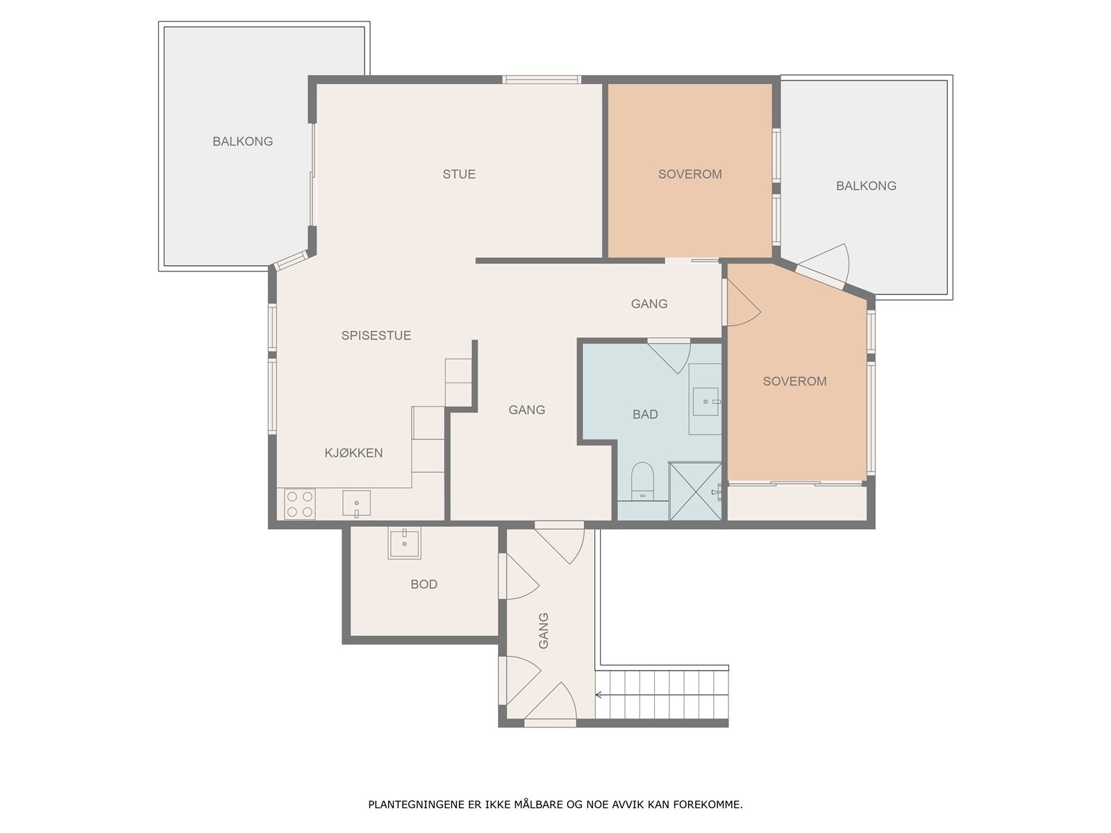Plantegning Galleribilde