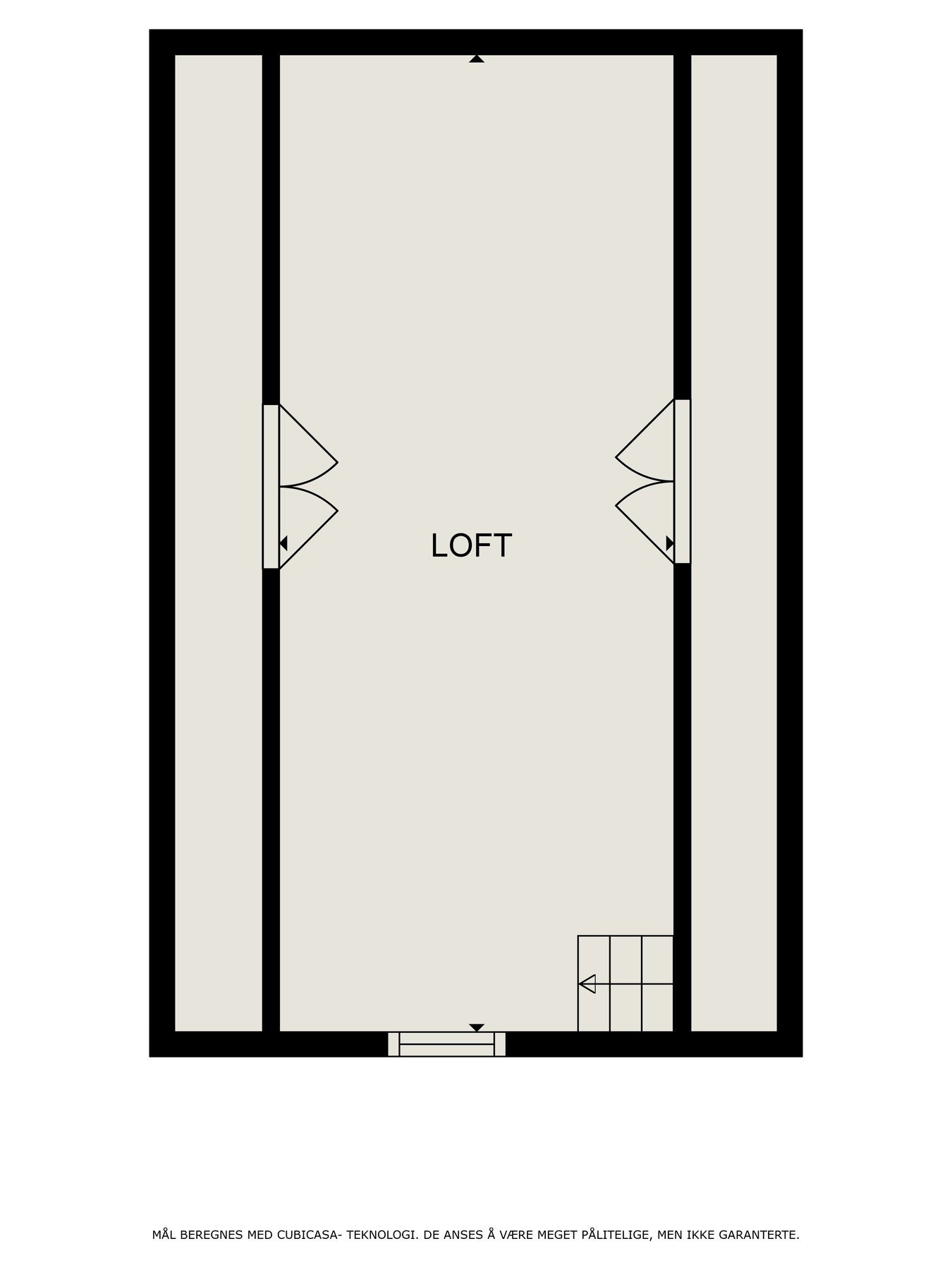 Plantegning loft. Galleribilde