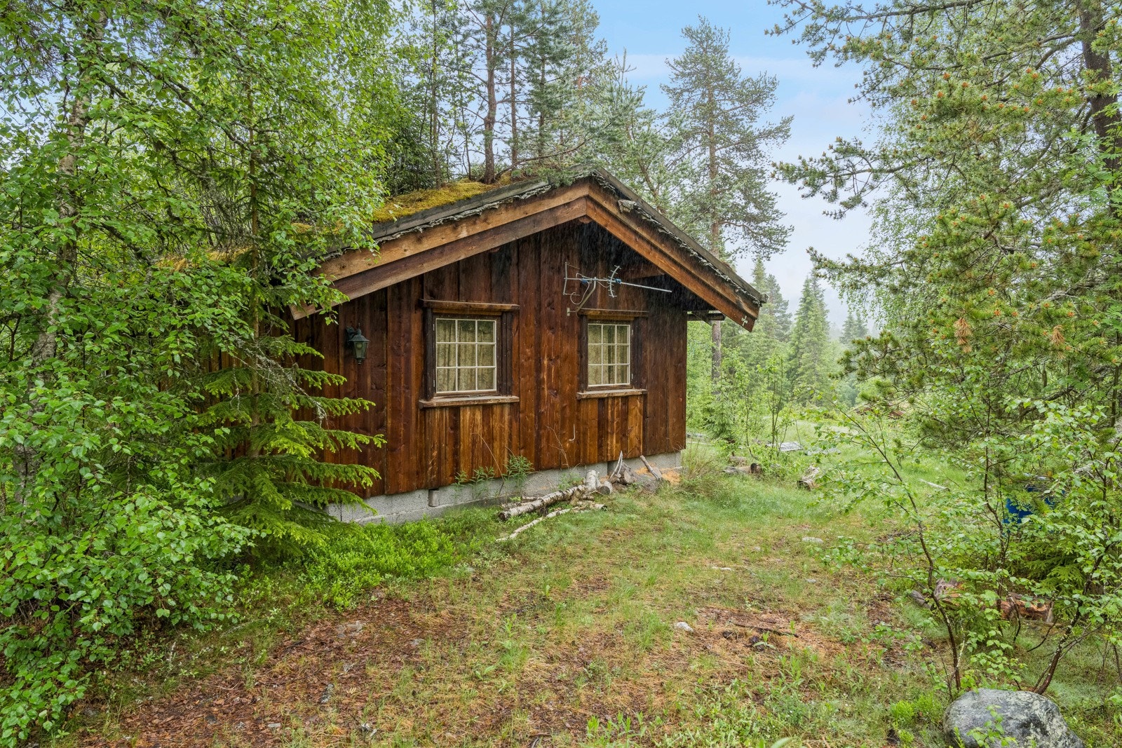 Det er tre hytter som følger eiendommen. Disse ligger ved Hammarsnesodden Galleribilde