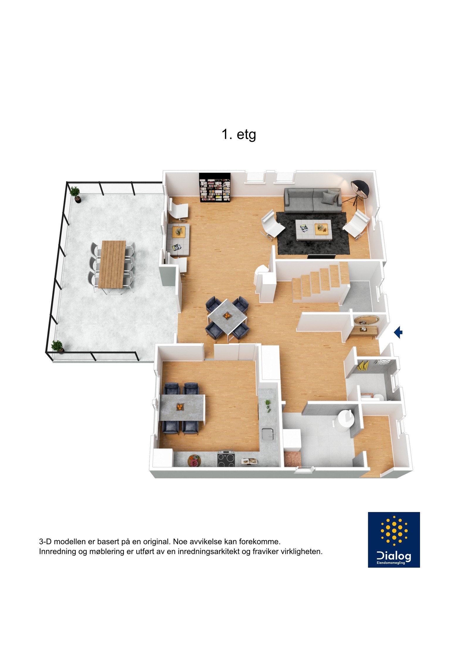 Plantegning Galleribilde