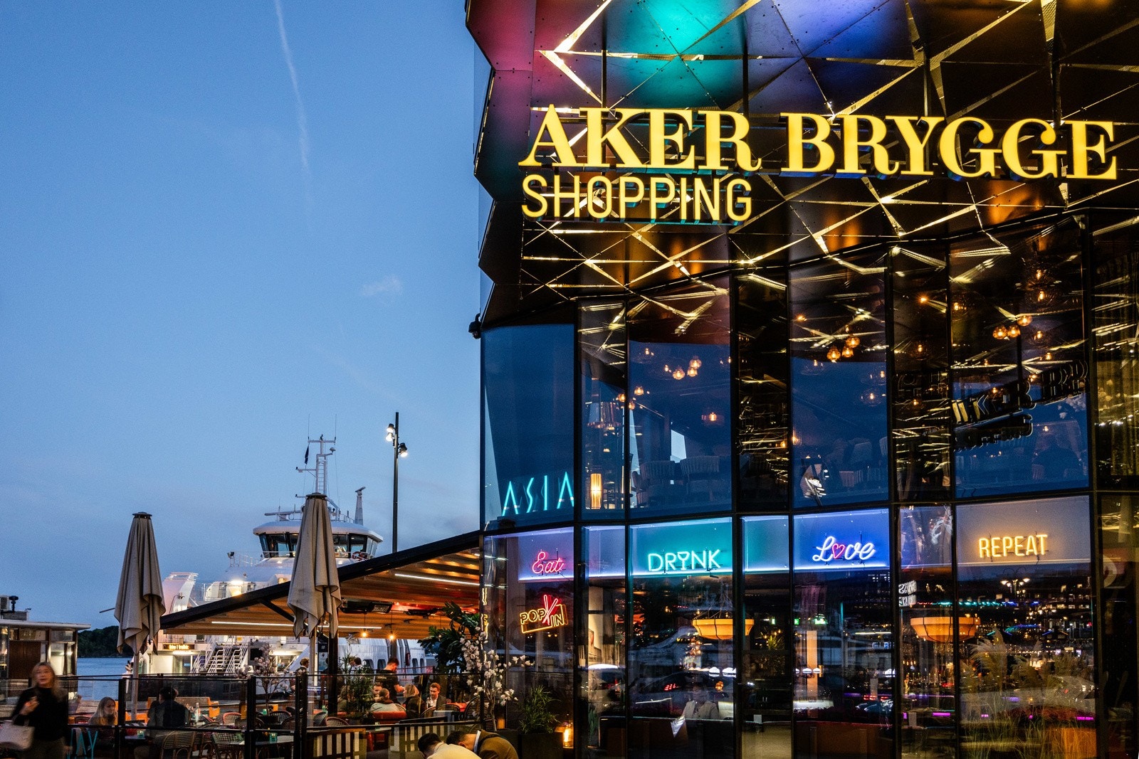 Gangavstand til Aker Brygge for shopping, servering og opplevelser. Galleribilde