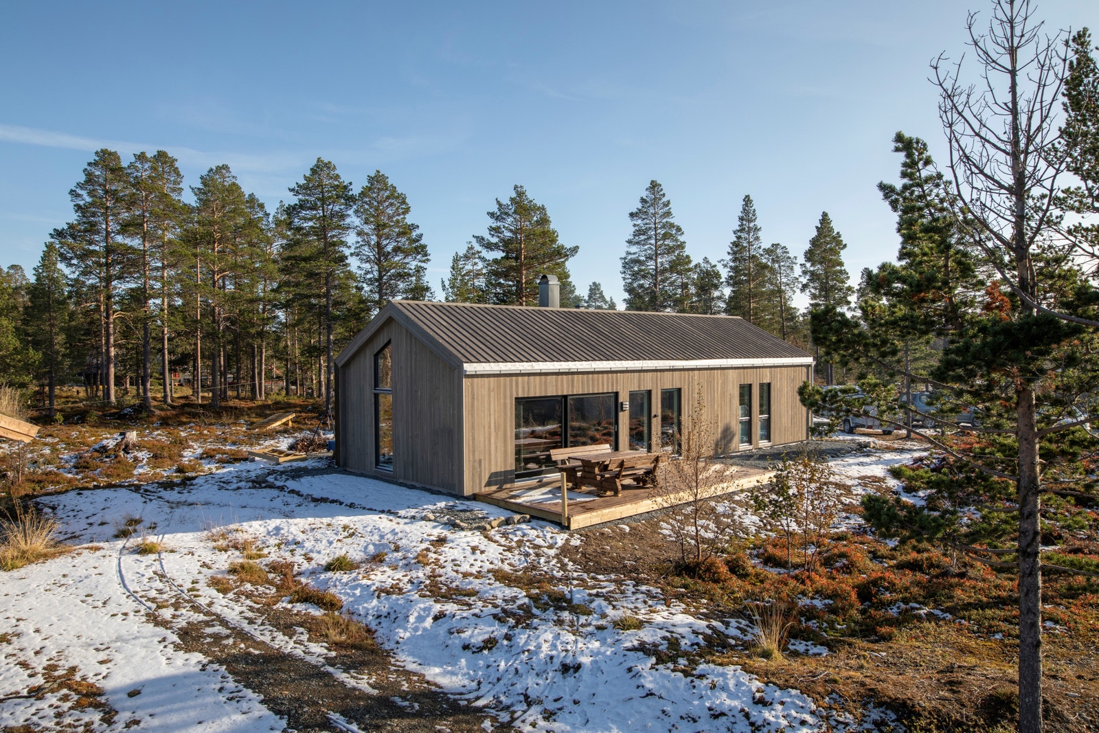 Prosjektert hyttemodell Galleribilde