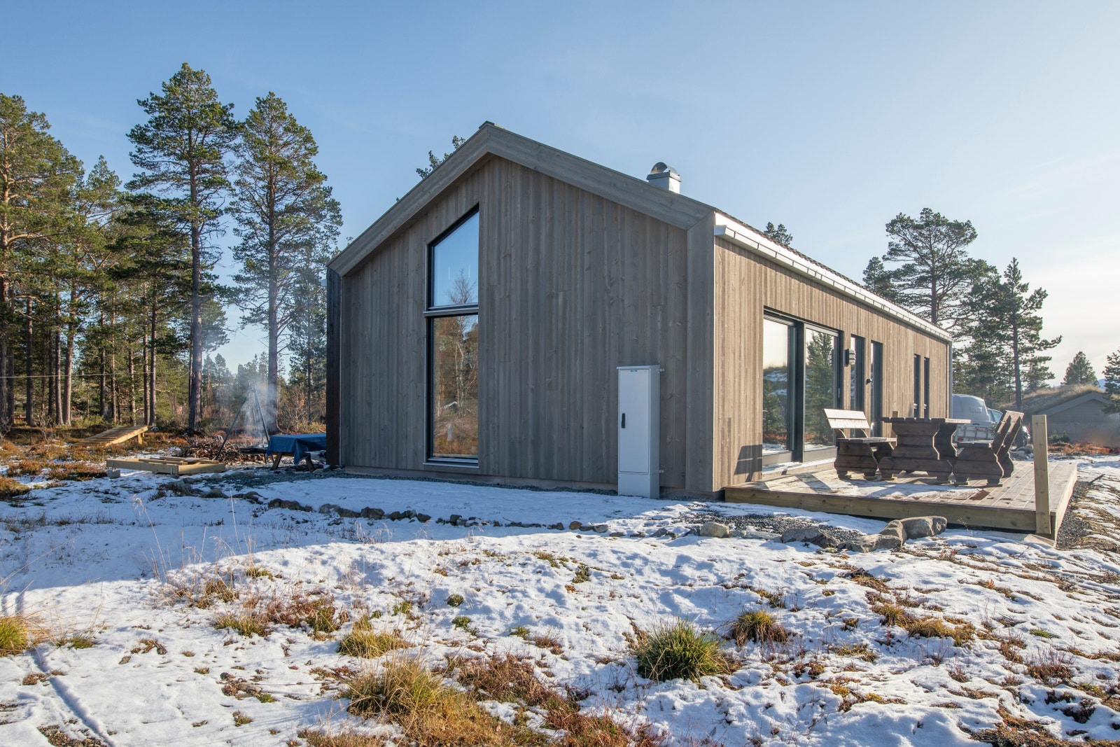 Prosjektert hyttemodell Galleribilde