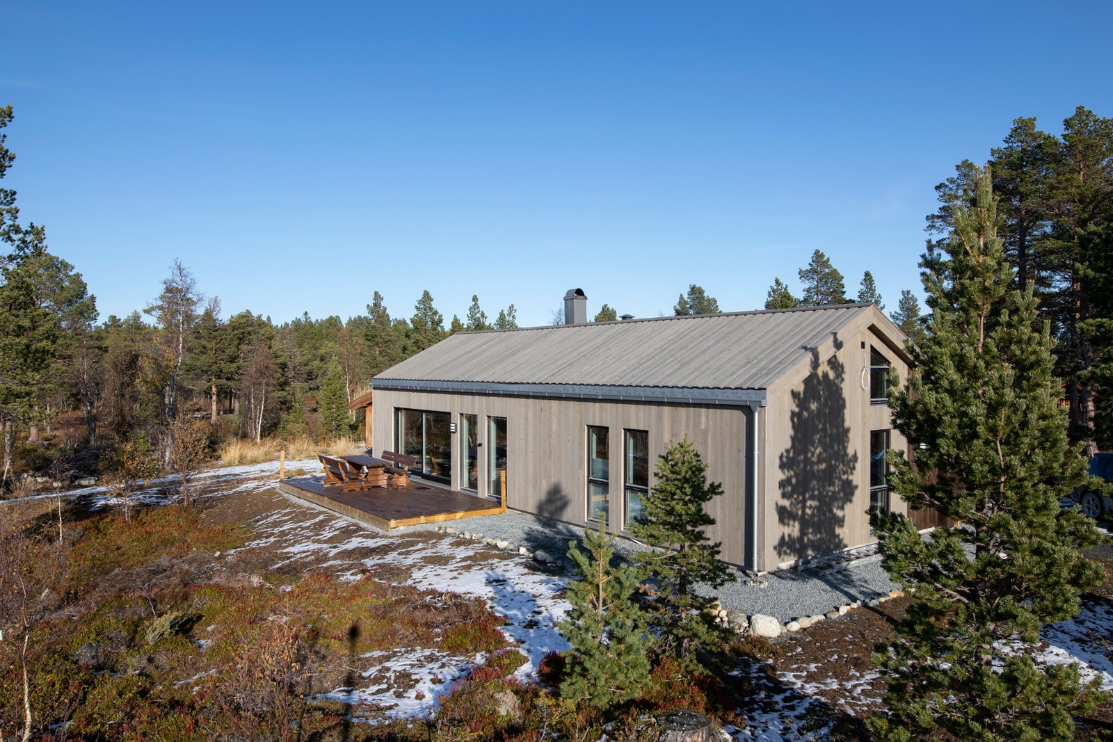 Prosjektert hyttemodell Galleribilde