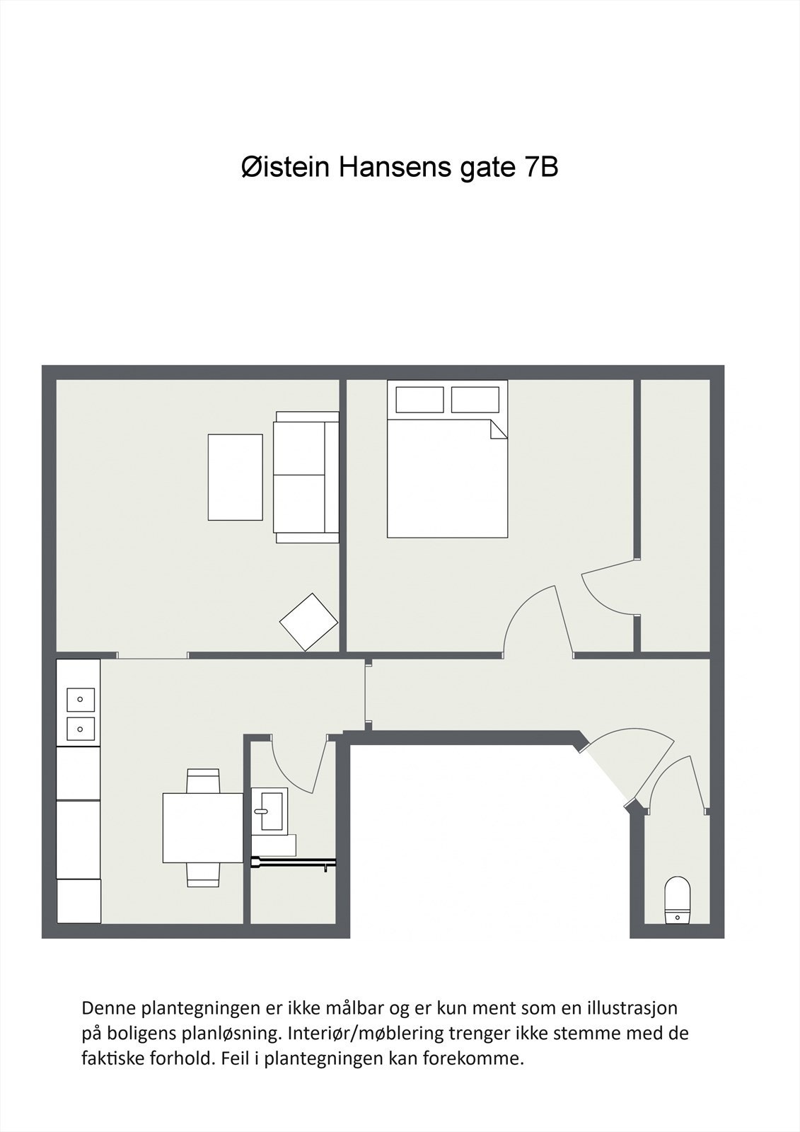 Øistein Hansens gate 7B - 1. Floor - 2D Floor Plan.jpg Galleribilde