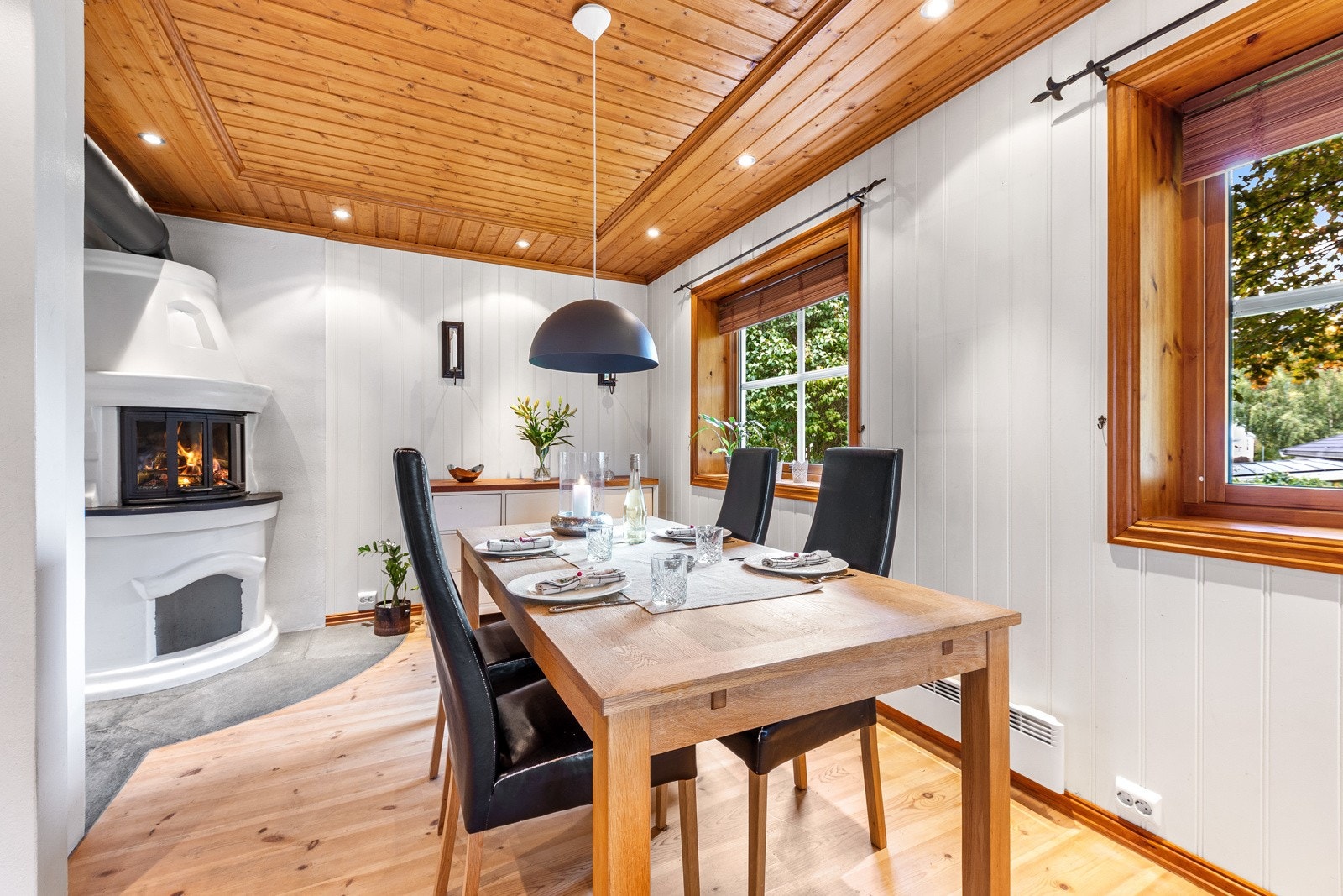 Koseleg spisestove med peisovn! Galleribilde