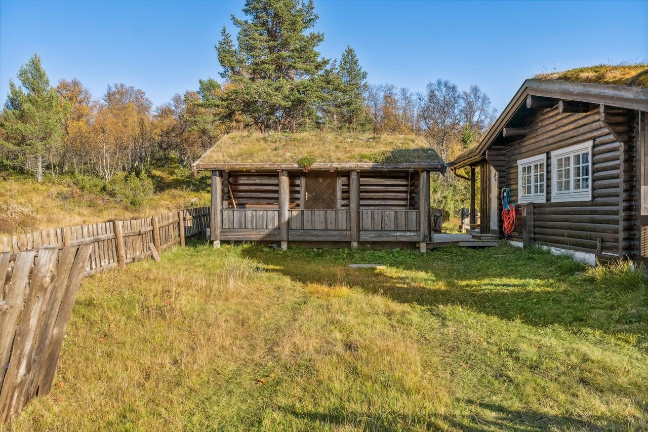 Laftet anneks på 17m² oppført i 1996. Galleribilde