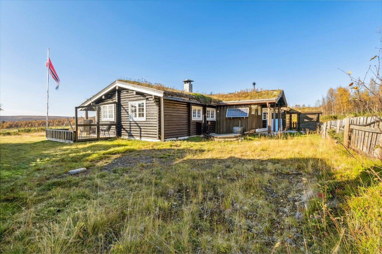 Hytta ble påbygd i 2010 Galleribilde