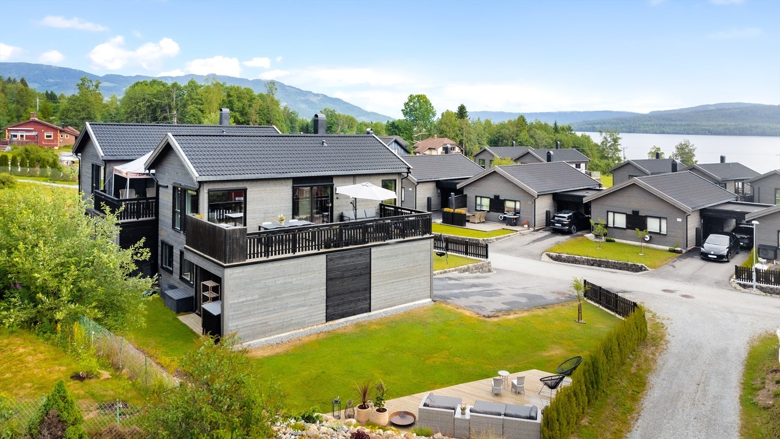 Pent opparbeidet, men lettstelt tomt. Galleribilde