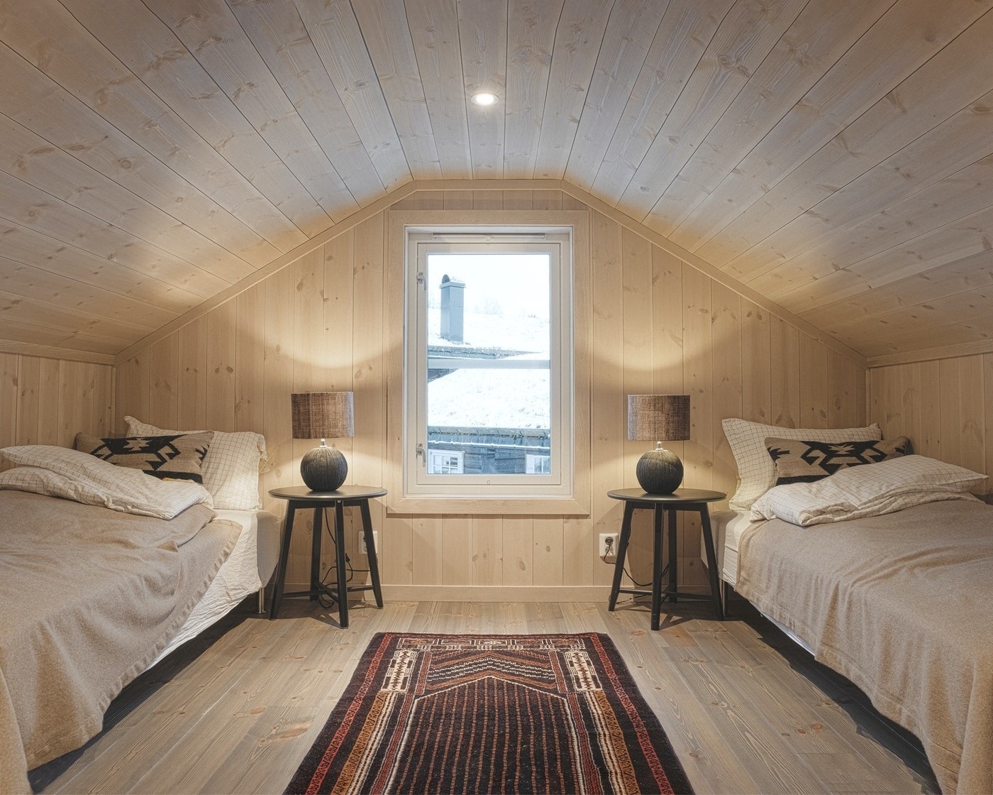 Illustrasjonsbilde - Soverom på hems Galleribilde