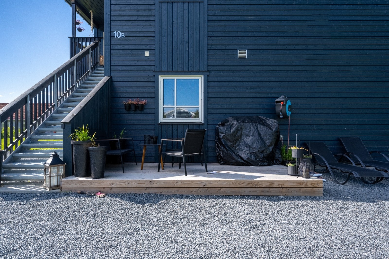 Terrasseplatting mot øst. Galleribilde