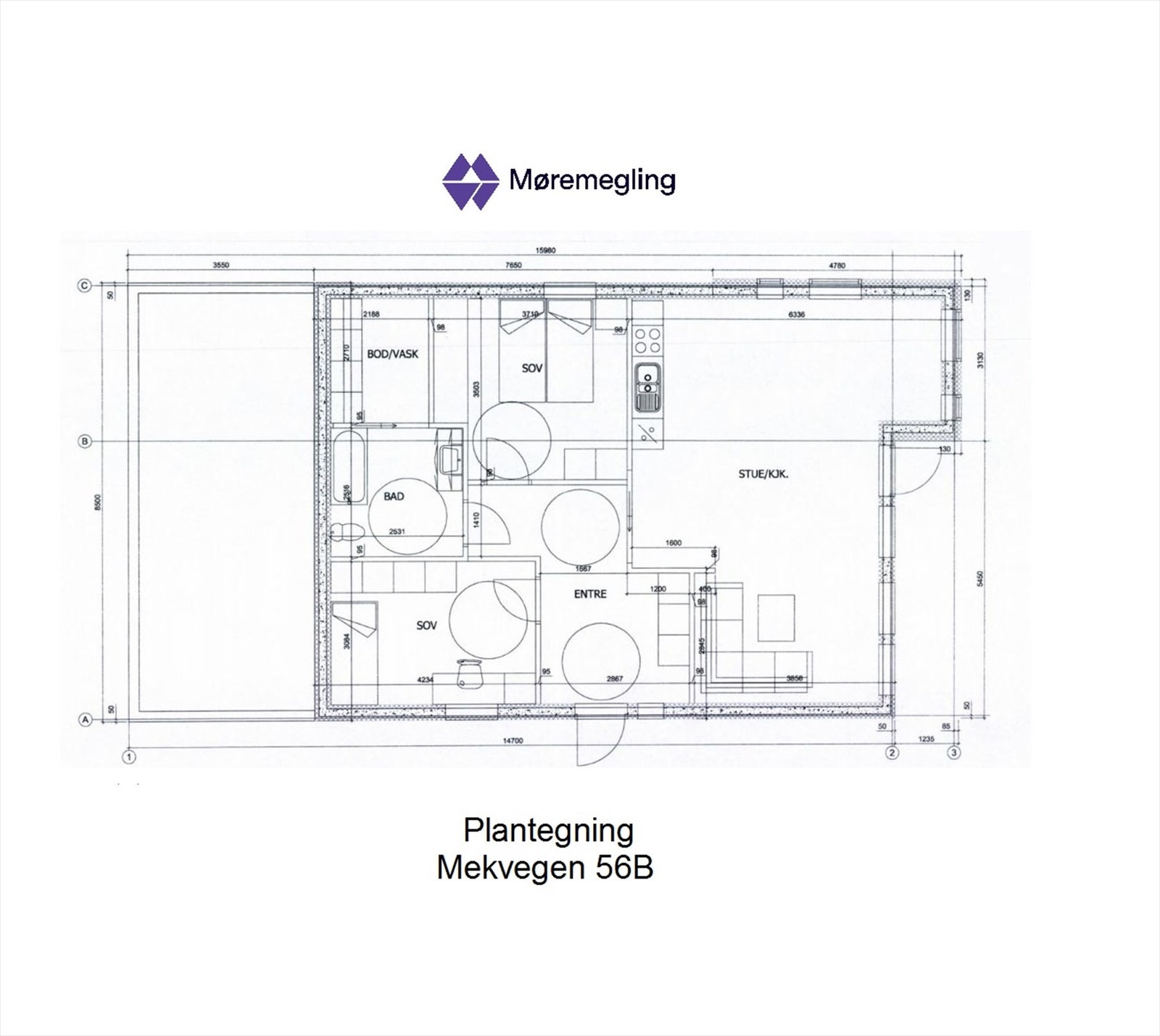 Plantegning Galleribilde