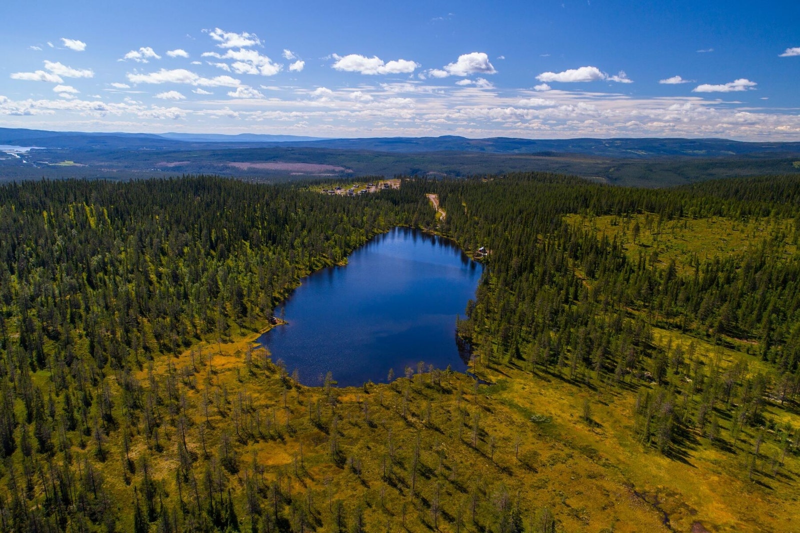 Over Granåstjernet som ligger rett ved tomteområdet Galleribilde