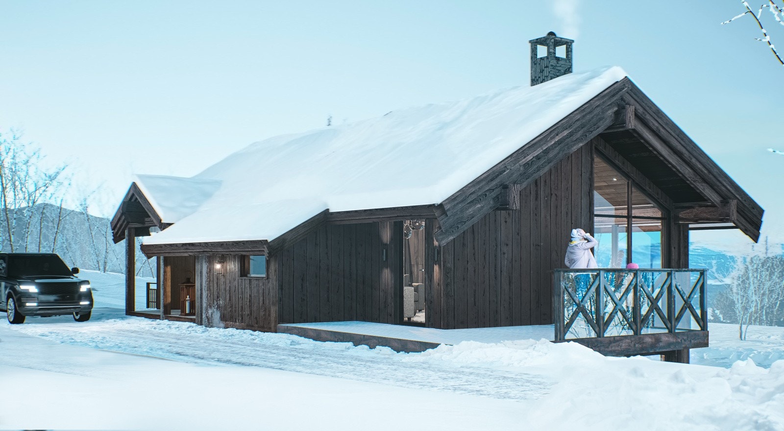 Illustrasjon av hytten, avvik kan forekomme Galleribilde