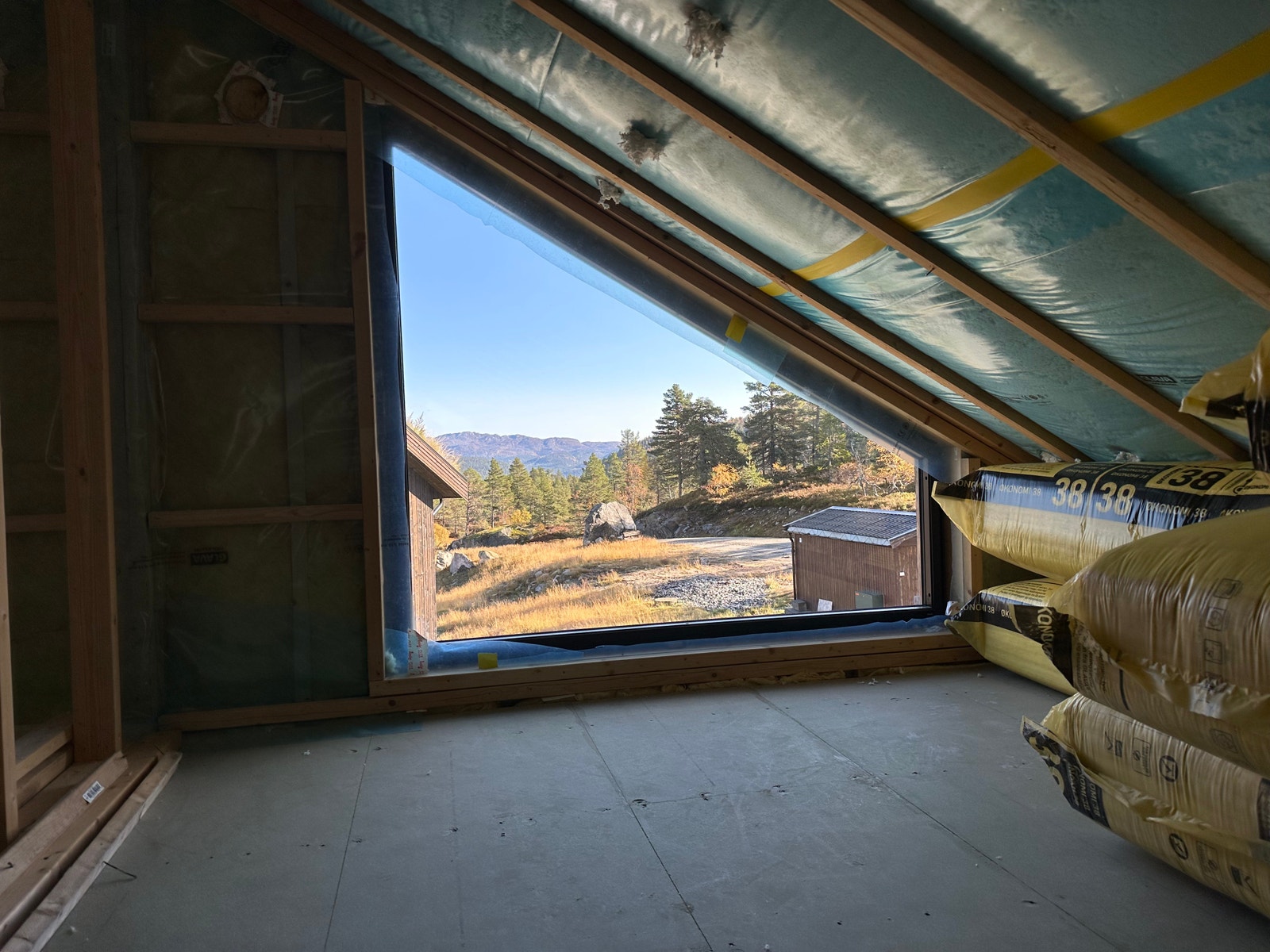 God utsikt fra loftsstue Galleribilde