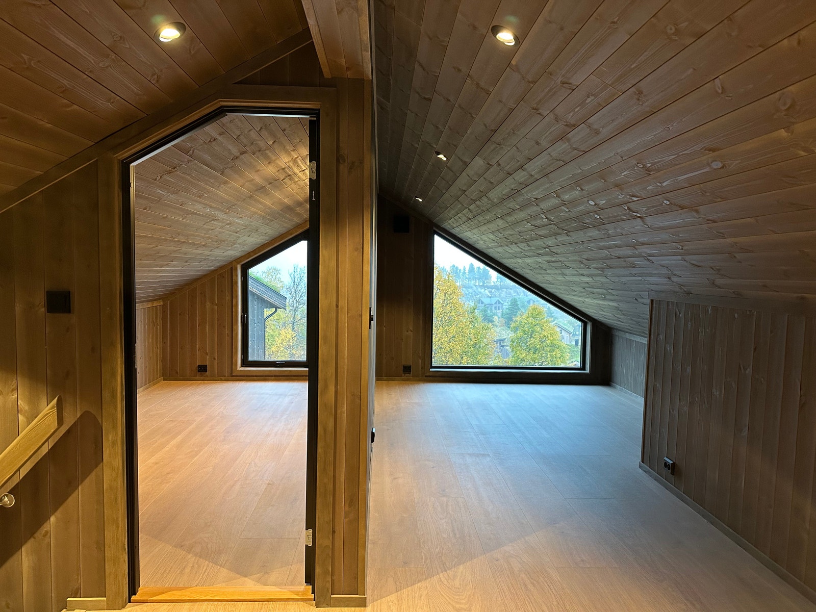 Loftstue og soverom Løsning fra tilsvarende hytte Galleribilde