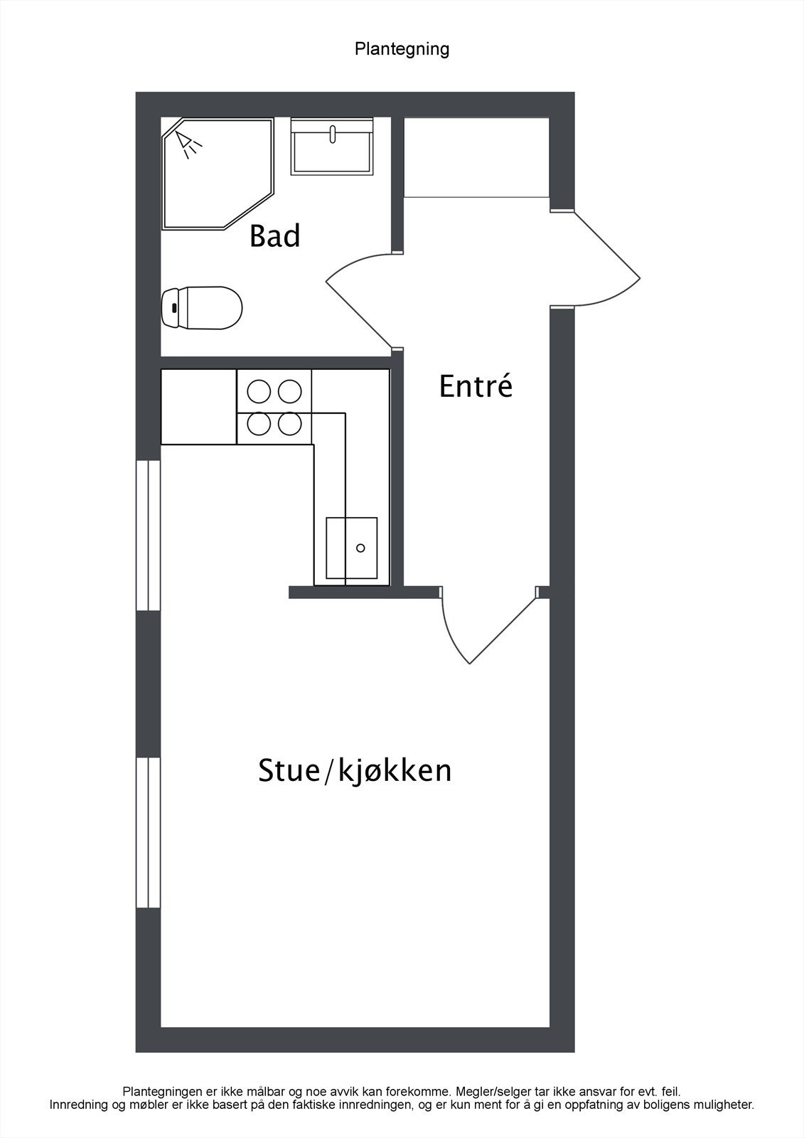 Plantegning Galleribilde