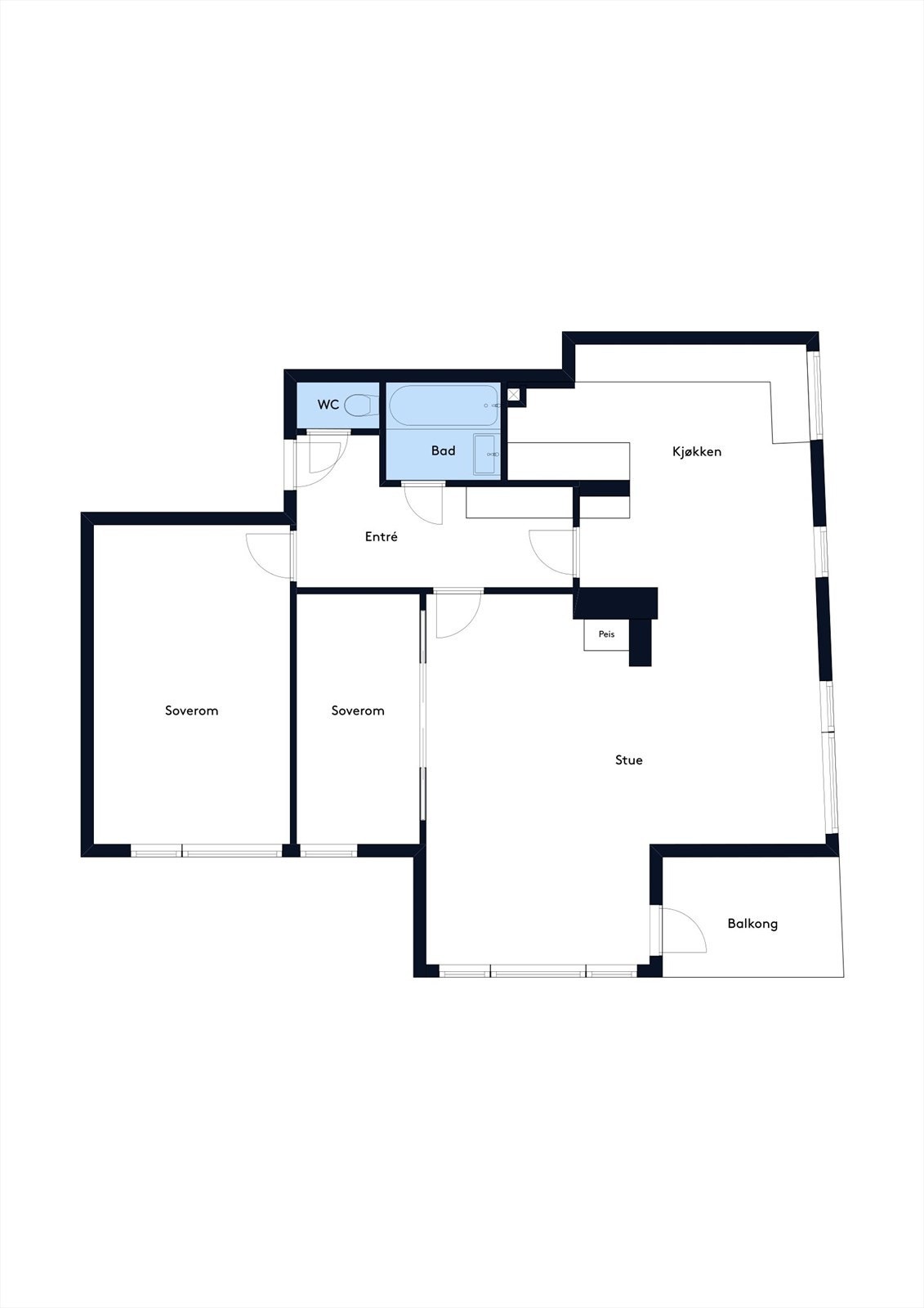 Plantegning Galleribilde