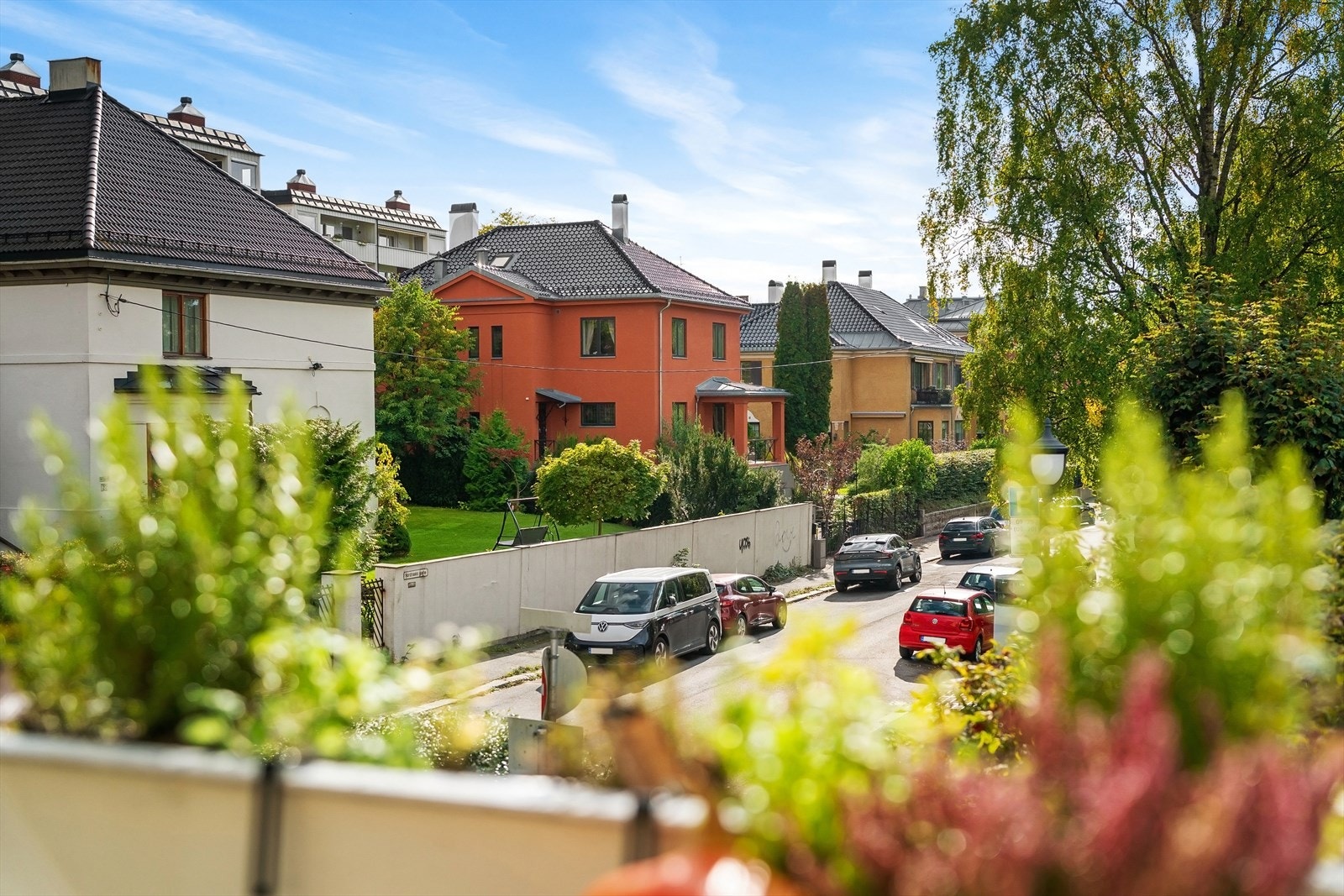 Pent utsyn fra balkong Galleribilde