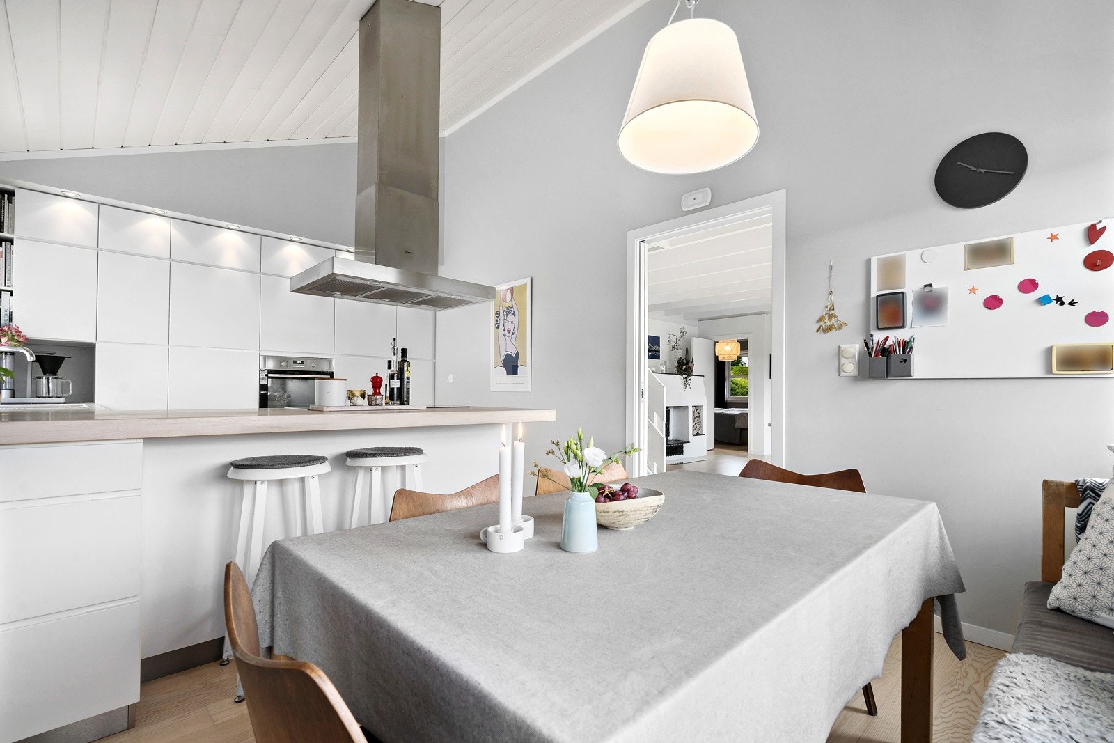 Benken er et yndet sted å krype oppi både for fastboende og gjester. Galleribilde
