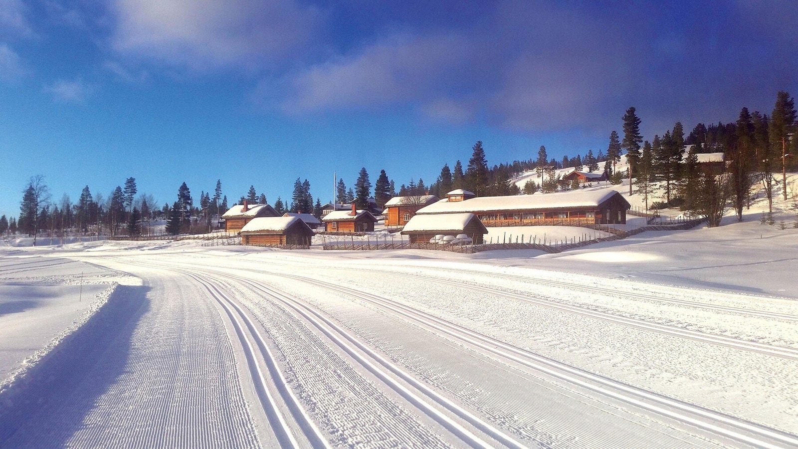 Her er det bare å nyte vinteren! Galleribilde