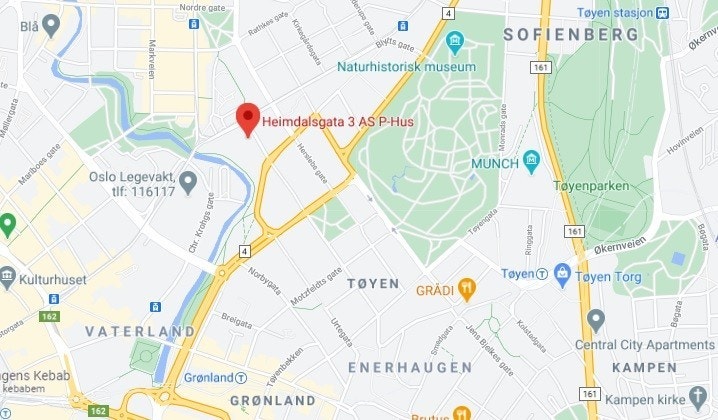 BEST long-term parking prices in Oslo!
WWW.HG3.NO Galleribilde