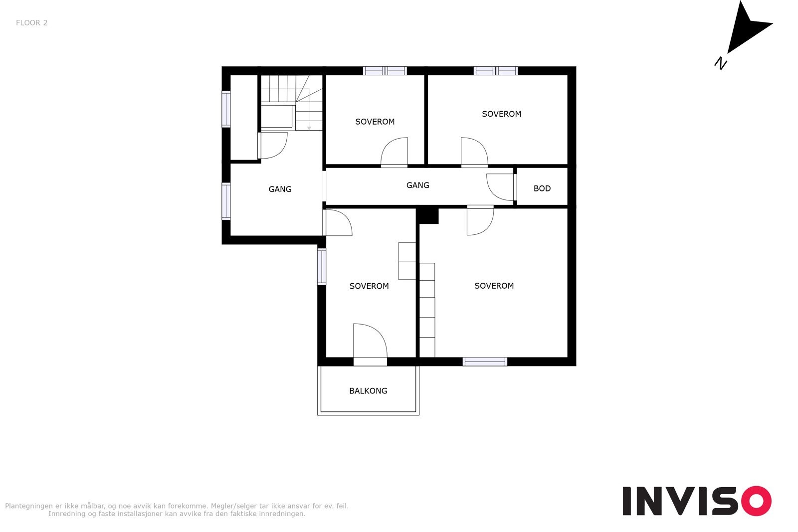 Plantegning 2. etasje. Galleribilde